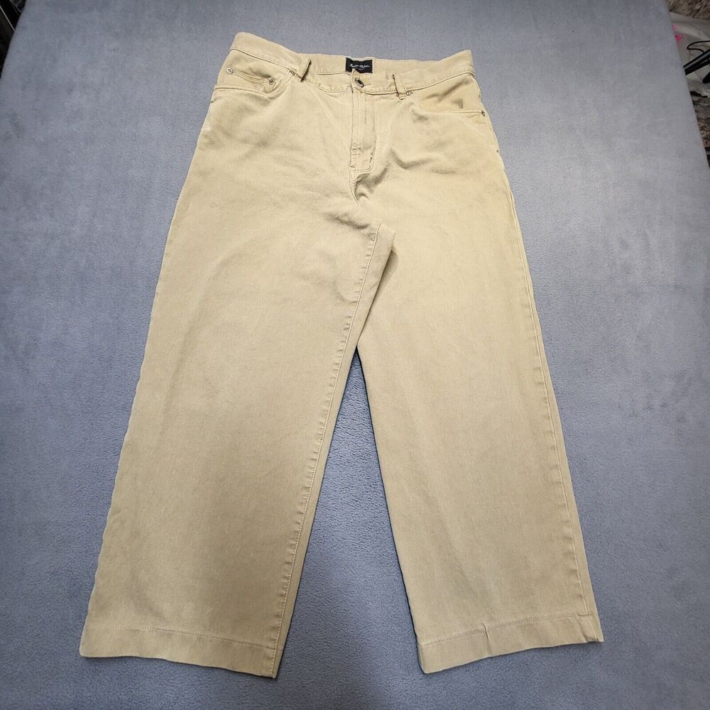 Tommy Bahama Indigo Palms Corduroy Pants Mens 33x24 Beige Relaxed Fit Straight